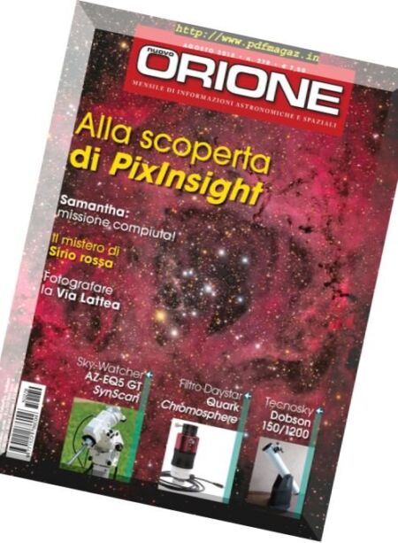 Nouvo Orione – Agosto 2015 Cover