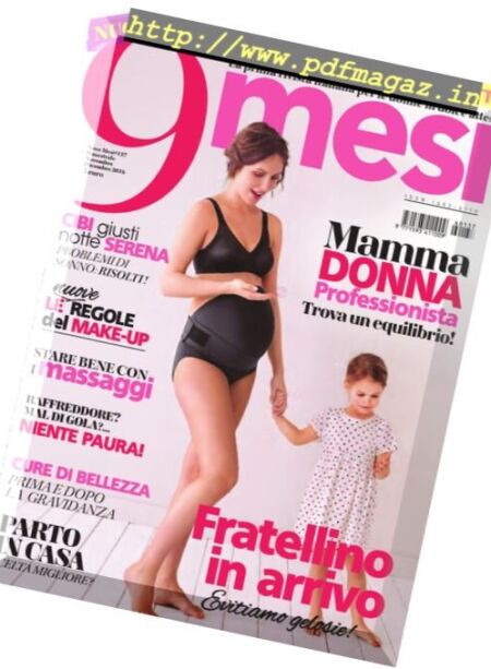 Nove Mesi – Novembre-Dicembre 2016 Cover