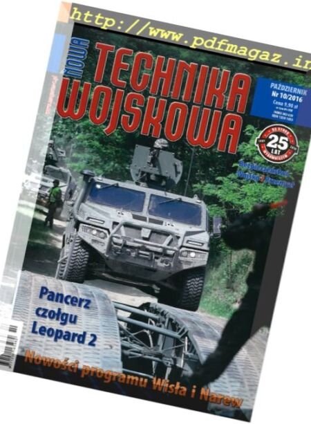 Nowa Technika Wojskowa – Pazdziernik 2016 Cover