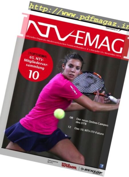 NTV emag – November 2016 Cover