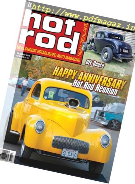 NZ Hot Rod – December 2016 Cover