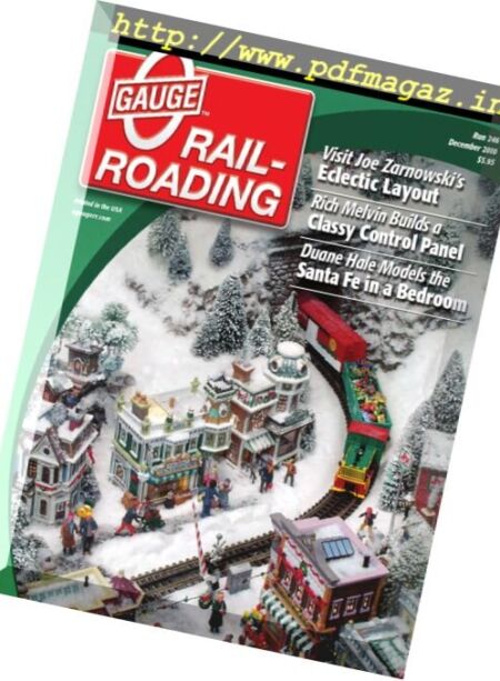 O Gauge Railroading – December 2010 Cover