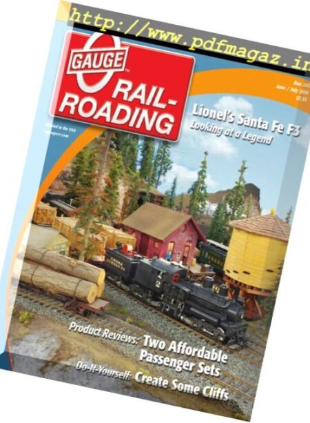 O Gauge Railroading – June-July 2010 Cover