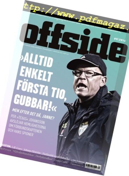 Offside – Nr.5, 2016 Cover