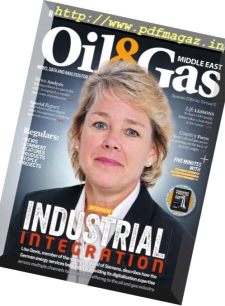 Oil & Gas Middle East – December 2016 Cover