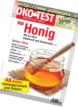 Okotest Magazin – November 2016