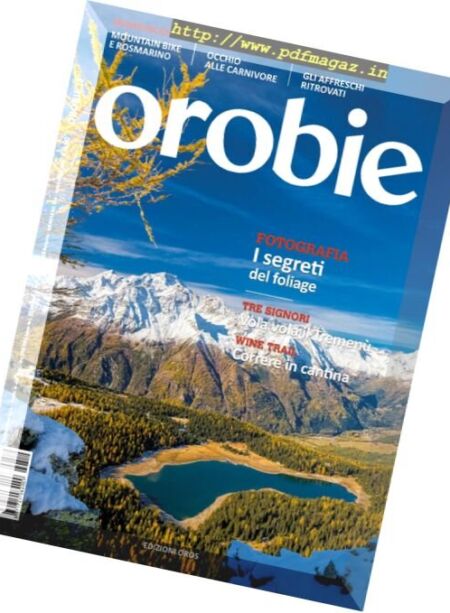 Orobie – Novembre 2016 Cover