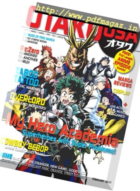 Otaku – February 2017 Cover
