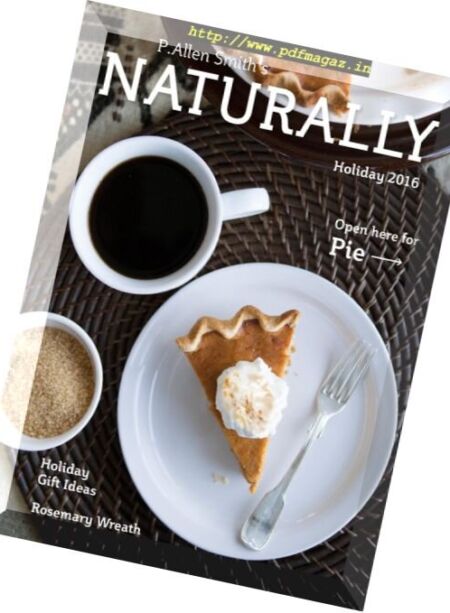 P. Allen Smith Naturally – Holiday 2016 Cover