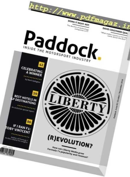 Paddock – October-November 2016 Cover