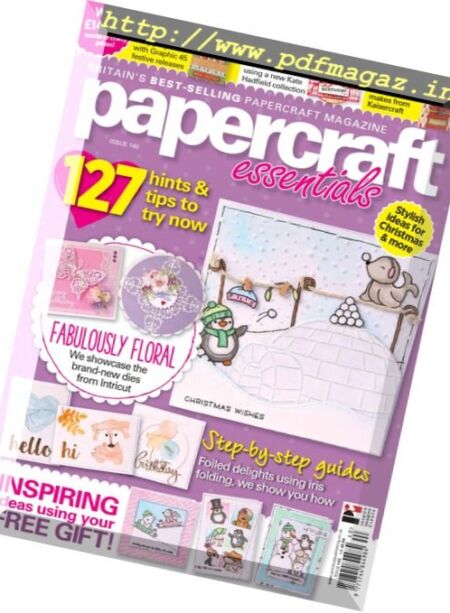 Papercraft Essentials – Issue 140 2016 Cover