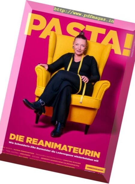 PASTA! – November 2016 Cover
