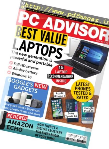 PC Advisor – January 2017 Cover
