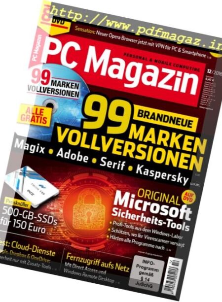 PC Magazin – Dezember 2016 Cover