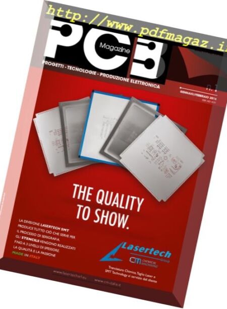 PCB Magazine – Gennaio-Febbraio 2016 Cover