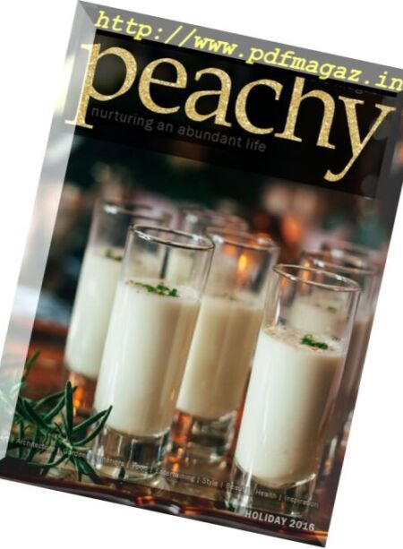 Peachy the Magazine – Holiday 2016 Cover