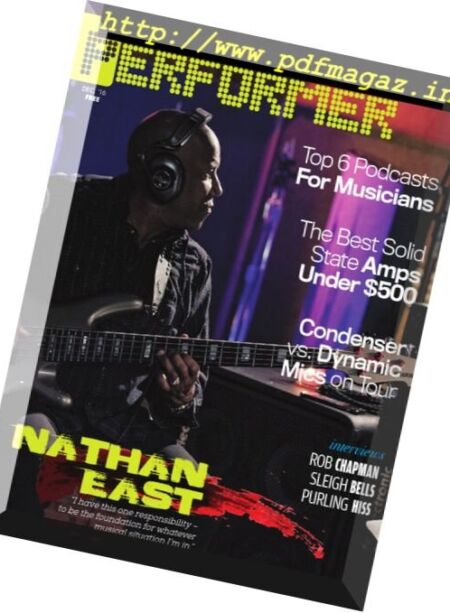 Performer Magazine – December 2016 Cover