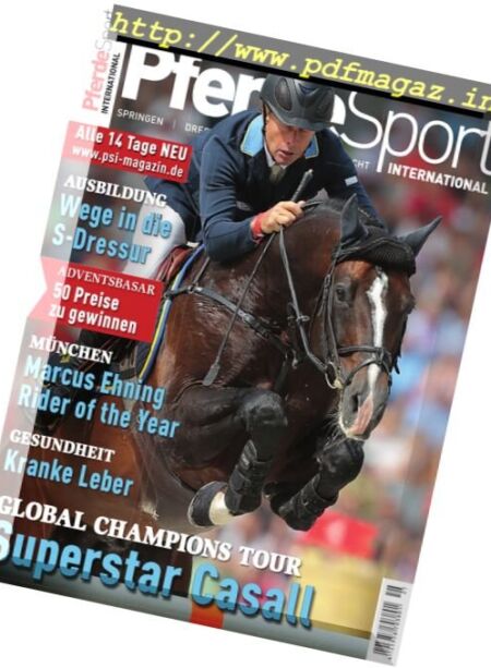 Pferdesport International – 19 November 2016 Cover