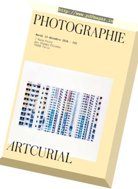 Photographie – 13 Decembre 2016 Cover