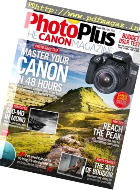 PhotoPlus The Canon – December 2016 Cover