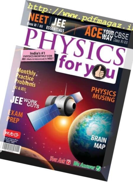 Physics For You – November 2016 Cover