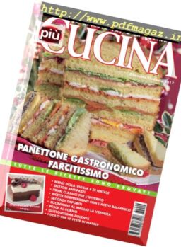 piuCUCINA – Dicembre 2016 – Gennaio 2017