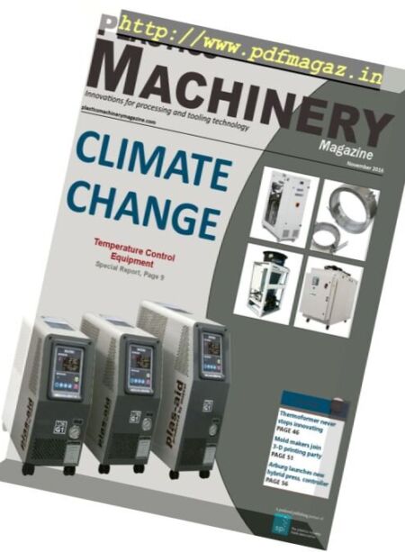 Plastics Machinery – November 2016 Cover