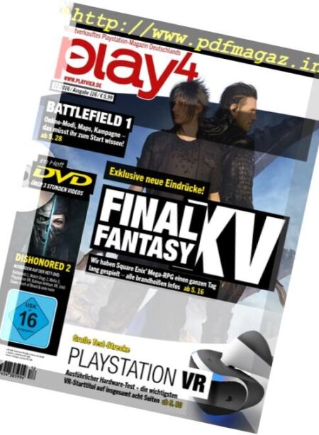 Play4 – Dezember 2016 Cover