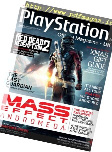 PlayStation Official Magazine UK – Issue 130, Christmas 2016 Cover