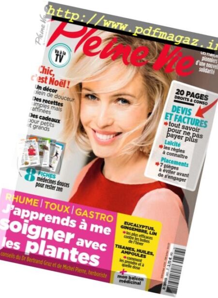Pleine Vie – Decembre 2016 Cover