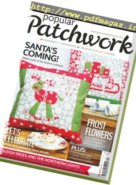 Popular Patchwork – December 2016 Cover