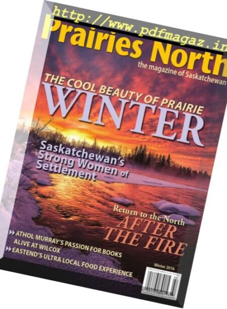Prairies North – Winter 2016 Cover