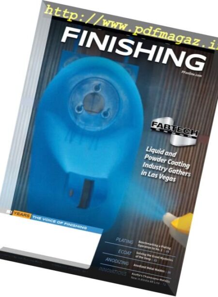 Products Finishing – October 2016 Cover
