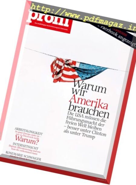 Profil – 7 November 2016 Cover