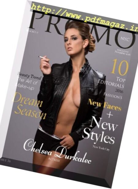 Promo Magazine – November 2016 Cover