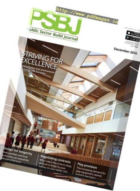 PSBJ Public Sector Building Journal – December 2016 Cover