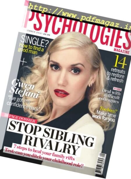 Psychologies UK – Issue 135, December 2016 Cover