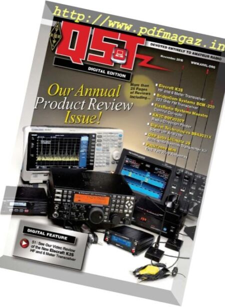 QST Magazine – November 2016 Cover