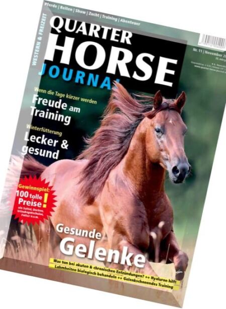 Quarter Horse – November 2015 Cover