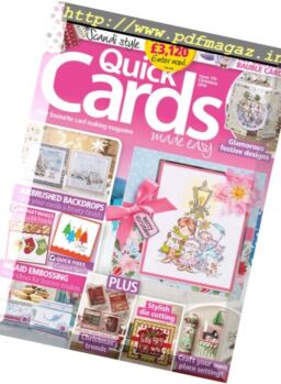 Quick Cards Made Easy – Christmas 2016