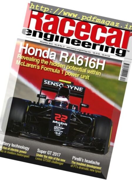 Racecar Engineering – December 2016 Cover