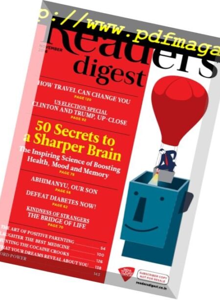 Reader’s Digest India – November 2016 Cover