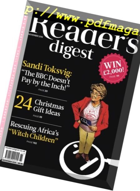 Reader’s Digest UK – November 2016 Cover