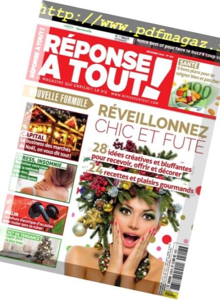 Reponse A Tout! – Decembre 2016 Cover