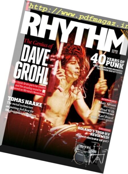 Rhythm – December 2016 Cover