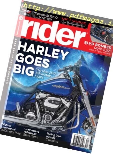 Rider Magazine – December 2016 Cover