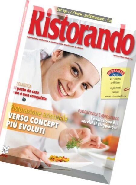 Ristorando – Settembre 2016 Cover