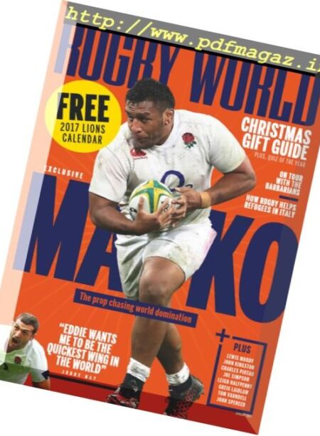 Rugby World – January 2017 Cover