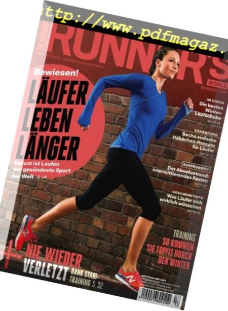 Runner’s World Germany – Dezember 2016 Cover