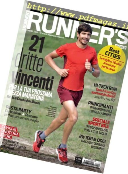 Runner’s World Italia – Novembre 2016 Cover